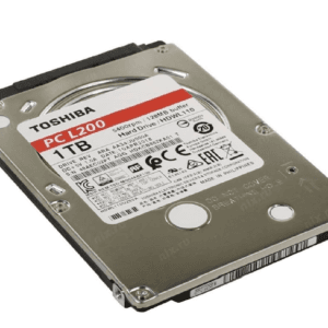 DISCO DURO TOSHIBA
INTERNO 2.5¨ L200 1TB 7mm
5400 RPM 128MB PARA NOTEBOOK