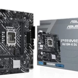 MAINBOARD ASUS PRIME H610M-K 12VA, 13V 14va generación DDR5
